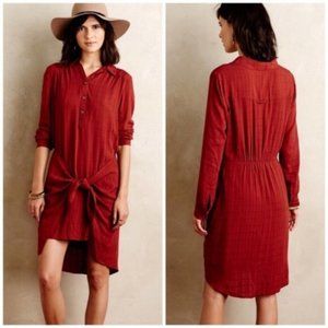 Anthropologie Maeve Dress Tie Front